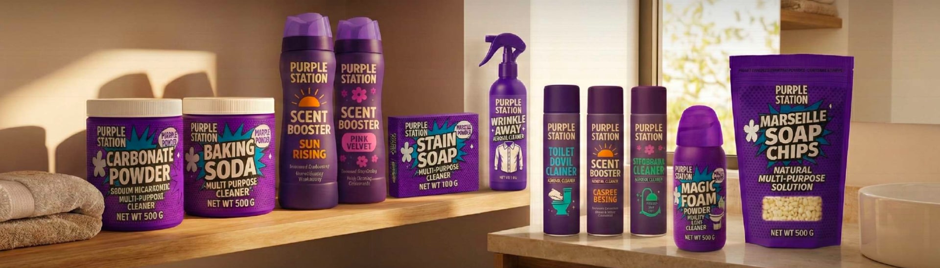 Purple Station product banner