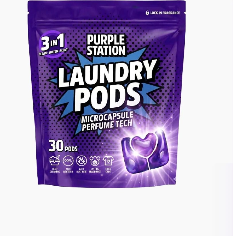 Purple Station Laundry Pods 3 in 1